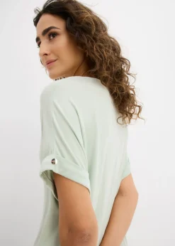 Camiseta de mezcla de viscosa fluida