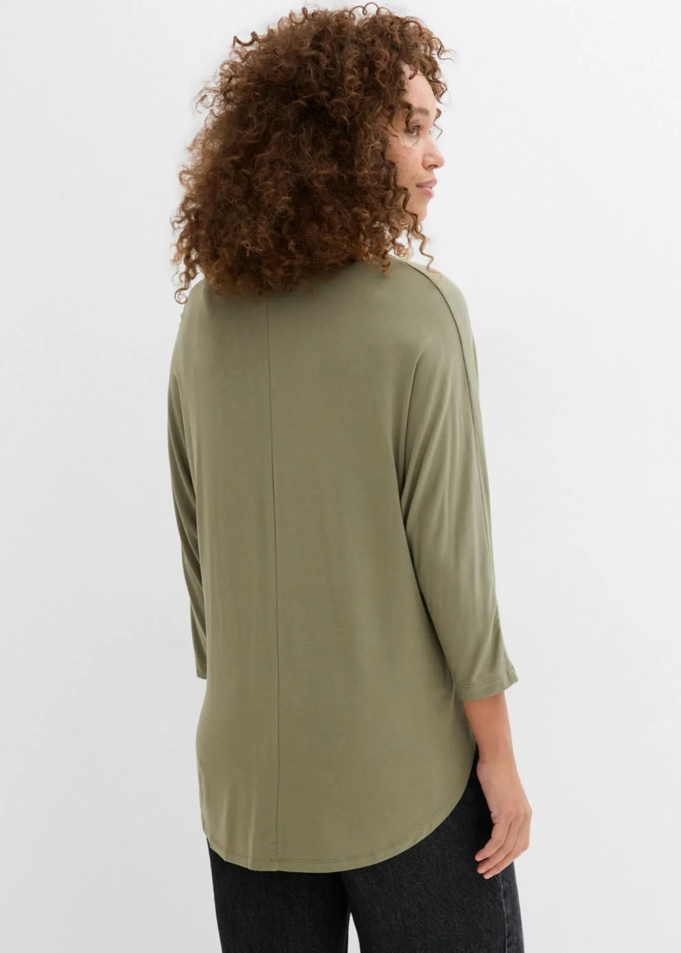 Camiseta de mezcla de viscosa fluida