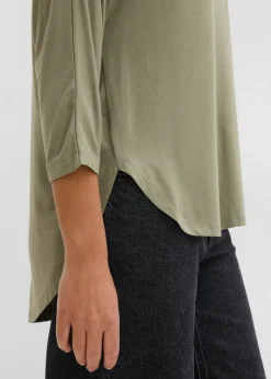 Camiseta de mezcla de viscosa fluida