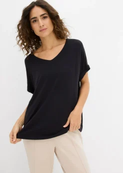 Camiseta de mezcla de viscosa fluida
