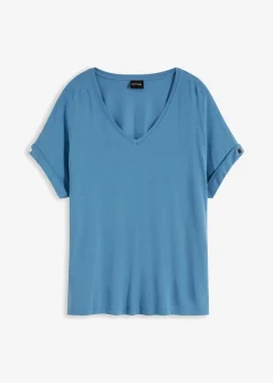 Camiseta de mezcla de viscosa fluida