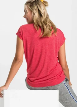Camiseta de mezcla de viscosa