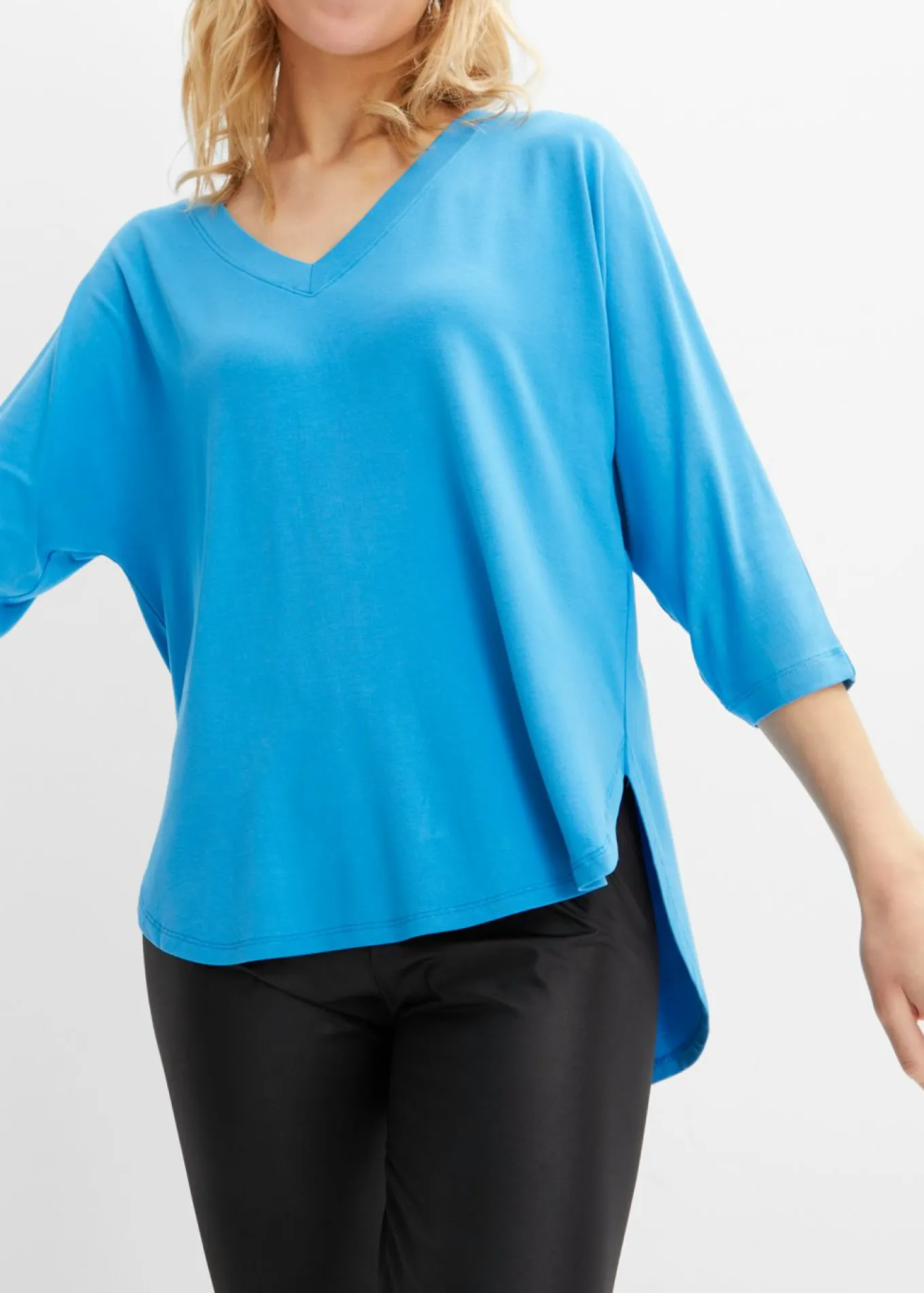 Camiseta de mezcla de viscosa fluida
