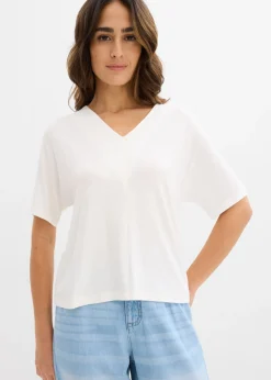 Camiseta de mezcla de viscosa