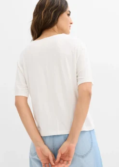 Camiseta de mezcla de viscosa