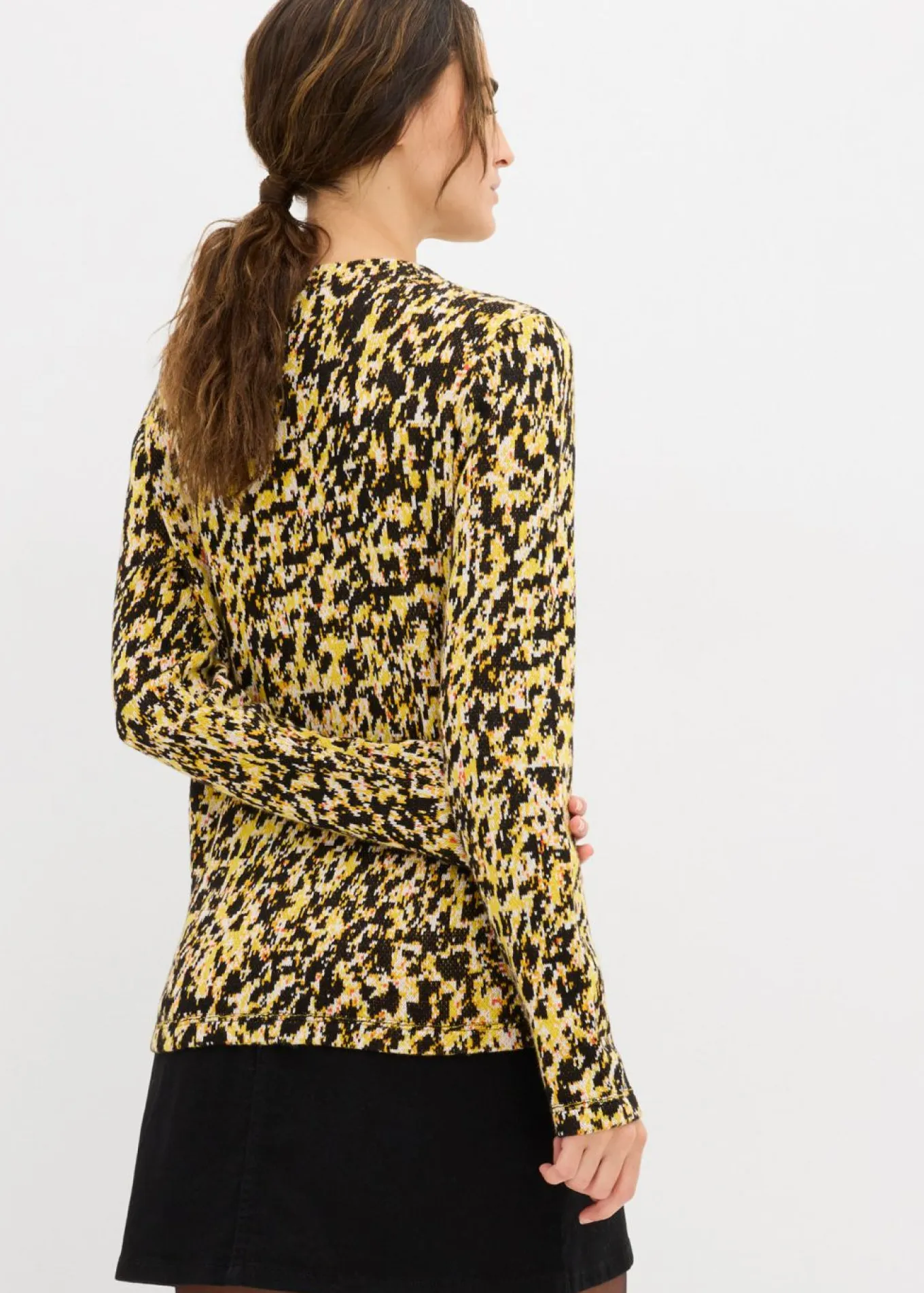 Camiseta de punto ajustada