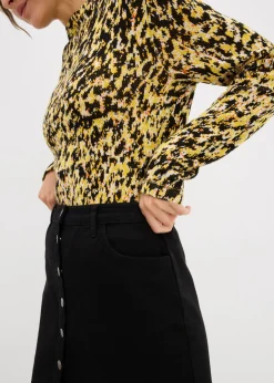 Camiseta de punto ajustada