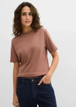 Camiseta de punto grueso de algodón orgánico puro (2 unidades)