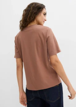 Camiseta de punto grueso de algodón orgánico puro (2 unidades)
