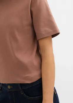Camiseta de punto grueso de algodón orgánico puro (2 unidades)