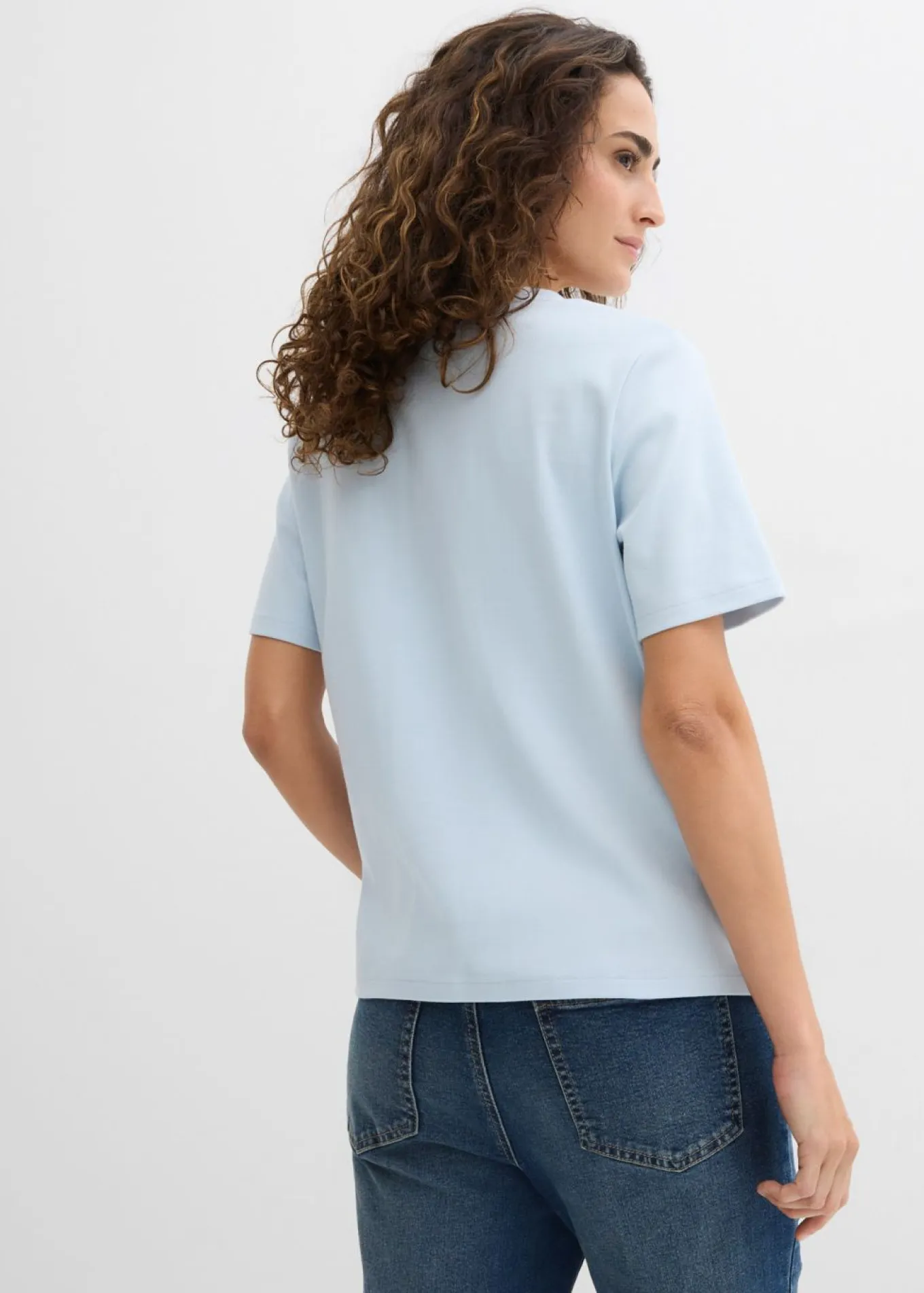 Camiseta de punto grueso de algodón orgánico puro (2 unidades)