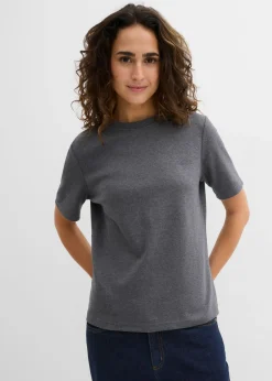 Camiseta de punto grueso de algodón orgánico puro (2 unidades)