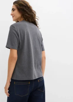 Camiseta de punto grueso de algodón orgánico puro (2 unidades)
