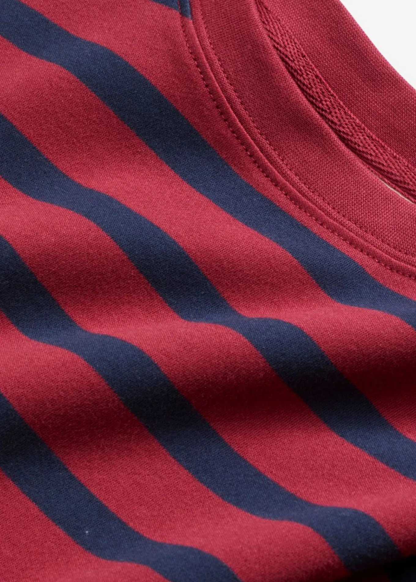Camiseta de rayas de algodón orgánico puro