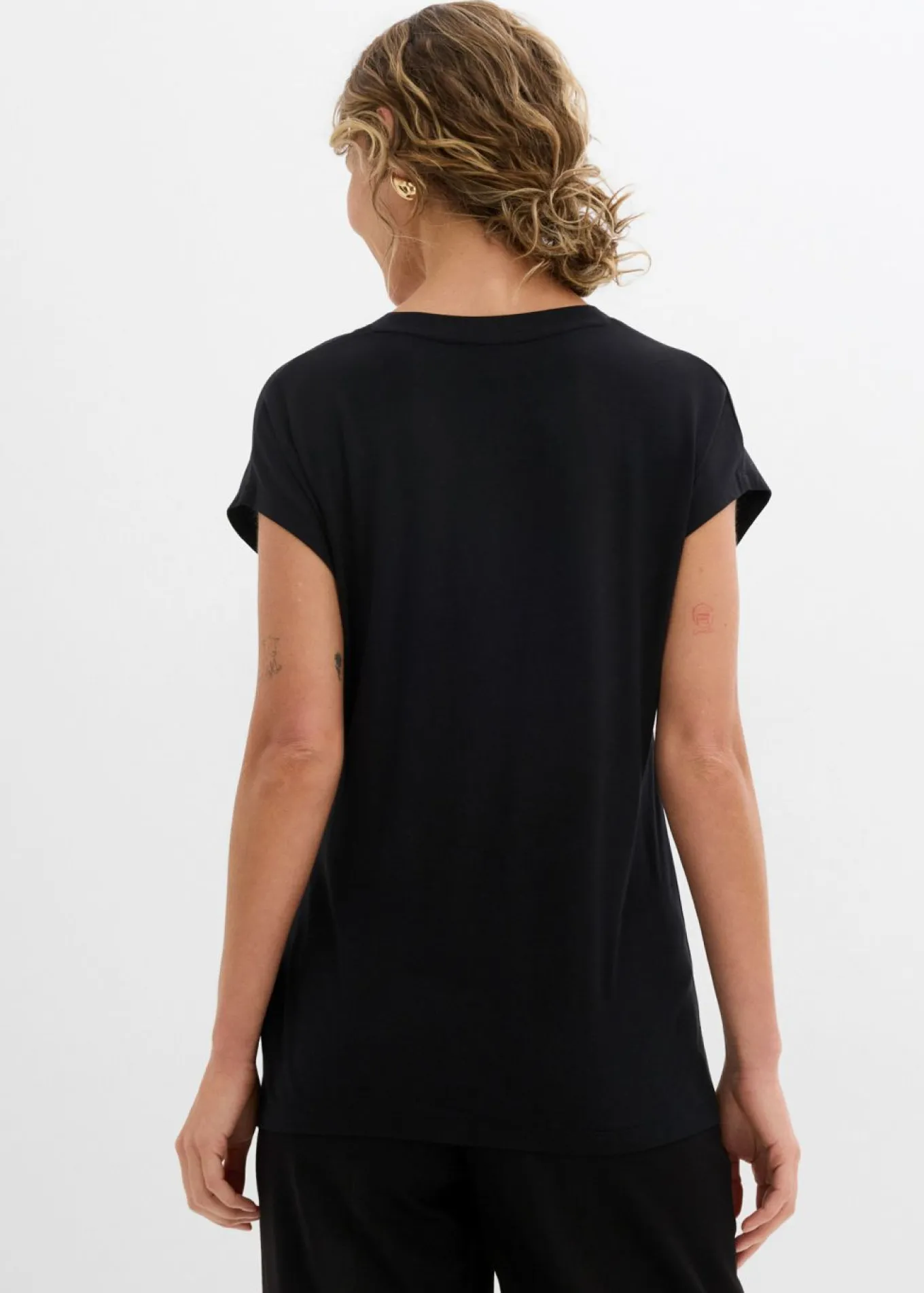 Camiseta de suave mezcla de viscosa