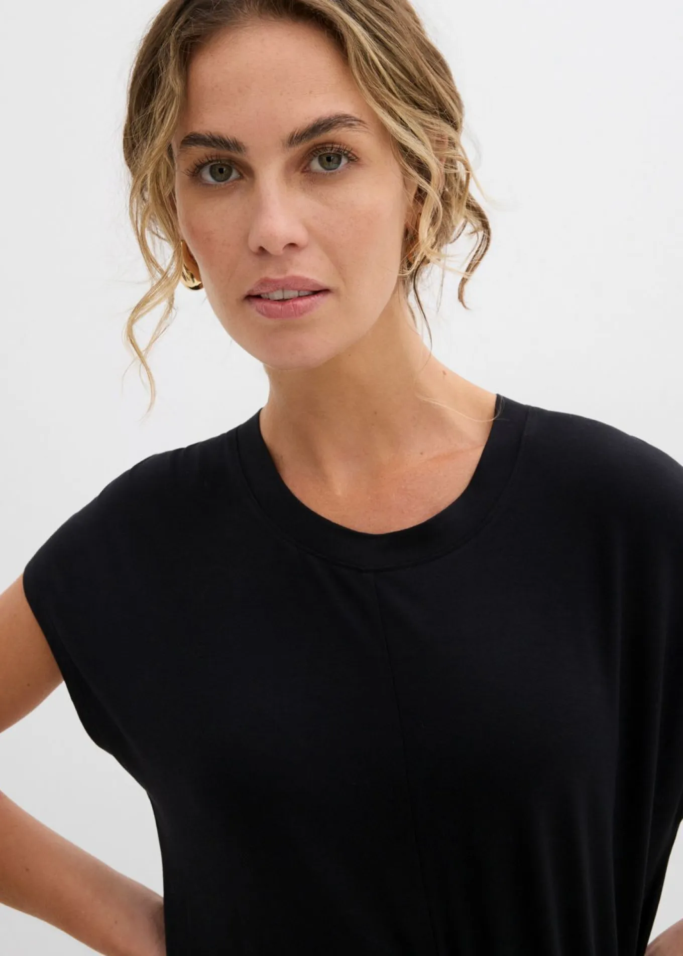 Camiseta de suave mezcla de viscosa