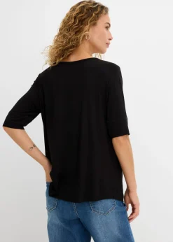 Camiseta de suave mezcla de viscosa