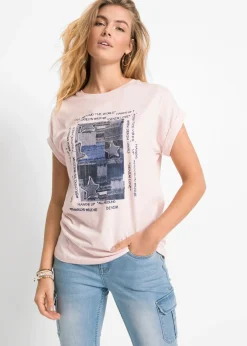 Camiseta de suave mezcla de viscosa