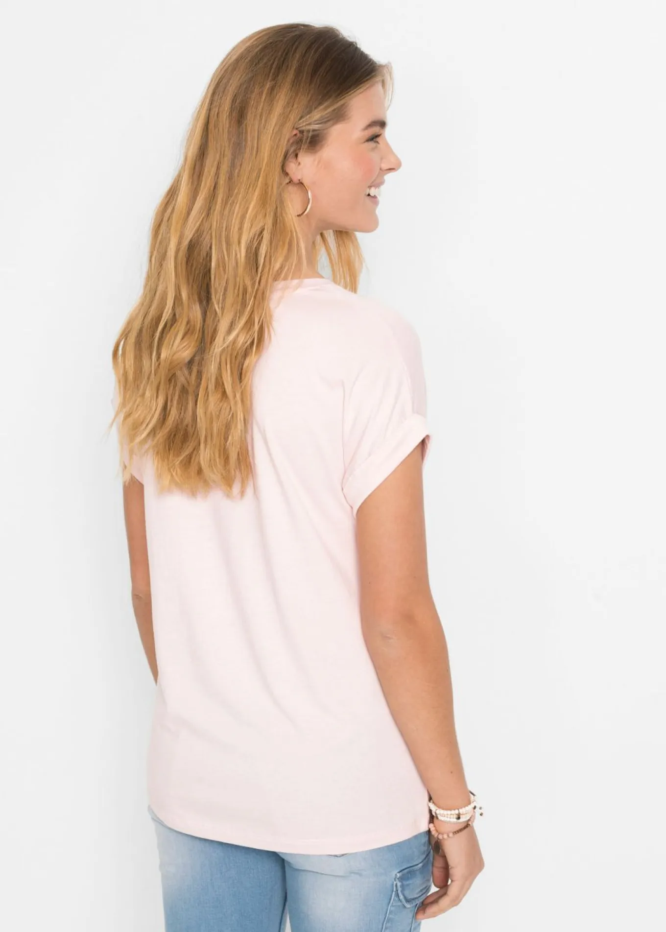 Camiseta de suave mezcla de viscosa