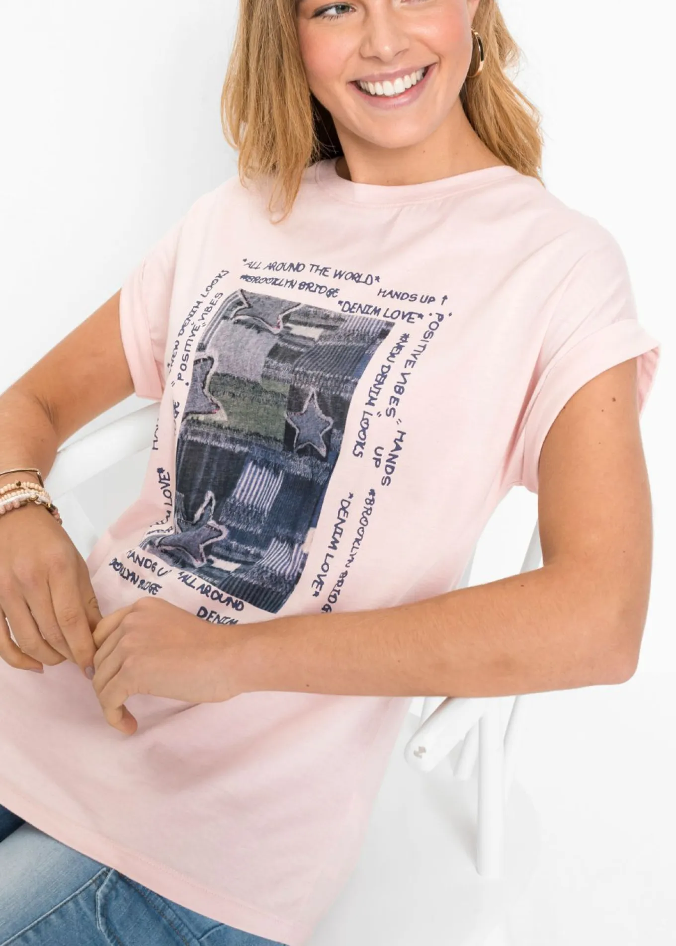Camiseta de suave mezcla de viscosa
