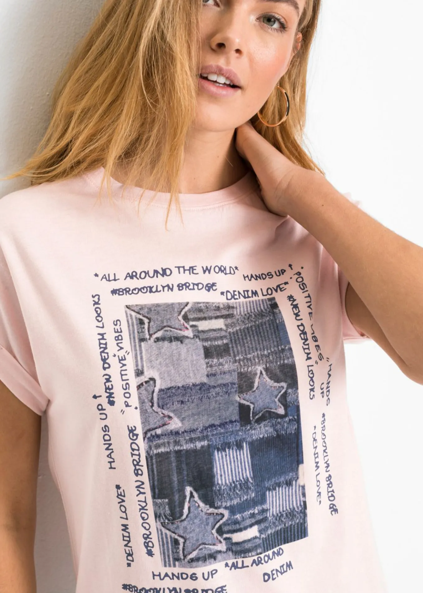 Camiseta de suave mezcla de viscosa