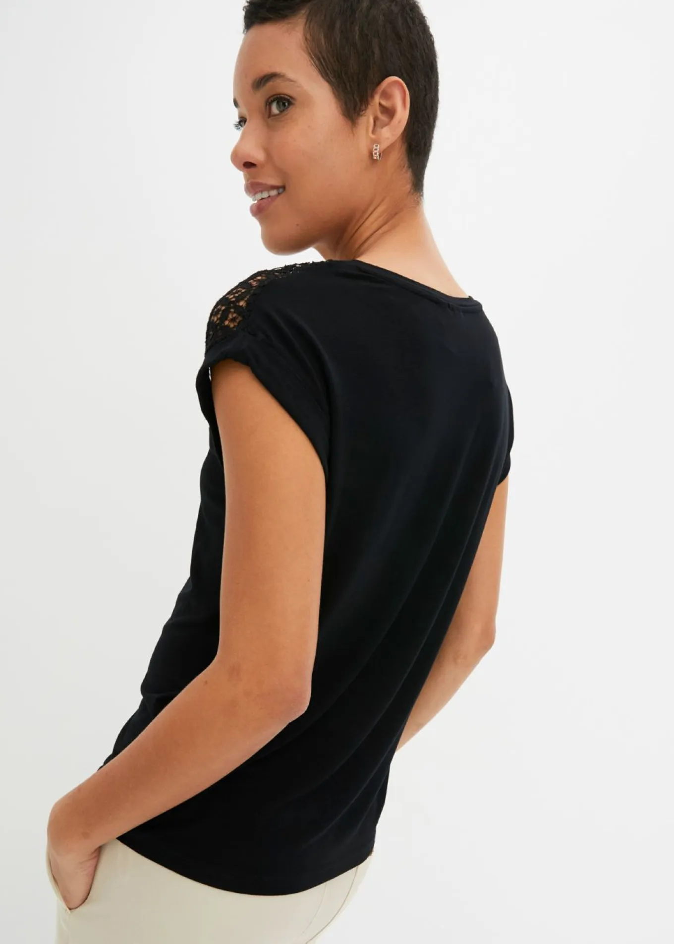 Camiseta de suave mezcla de viscosa