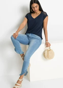 Camiseta de suave mezcla de viscosa