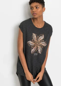 Camiseta de suave mezcla de viscosa