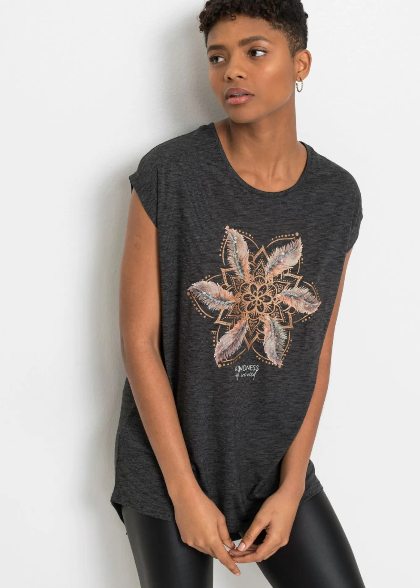 Camiseta de suave mezcla de viscosa