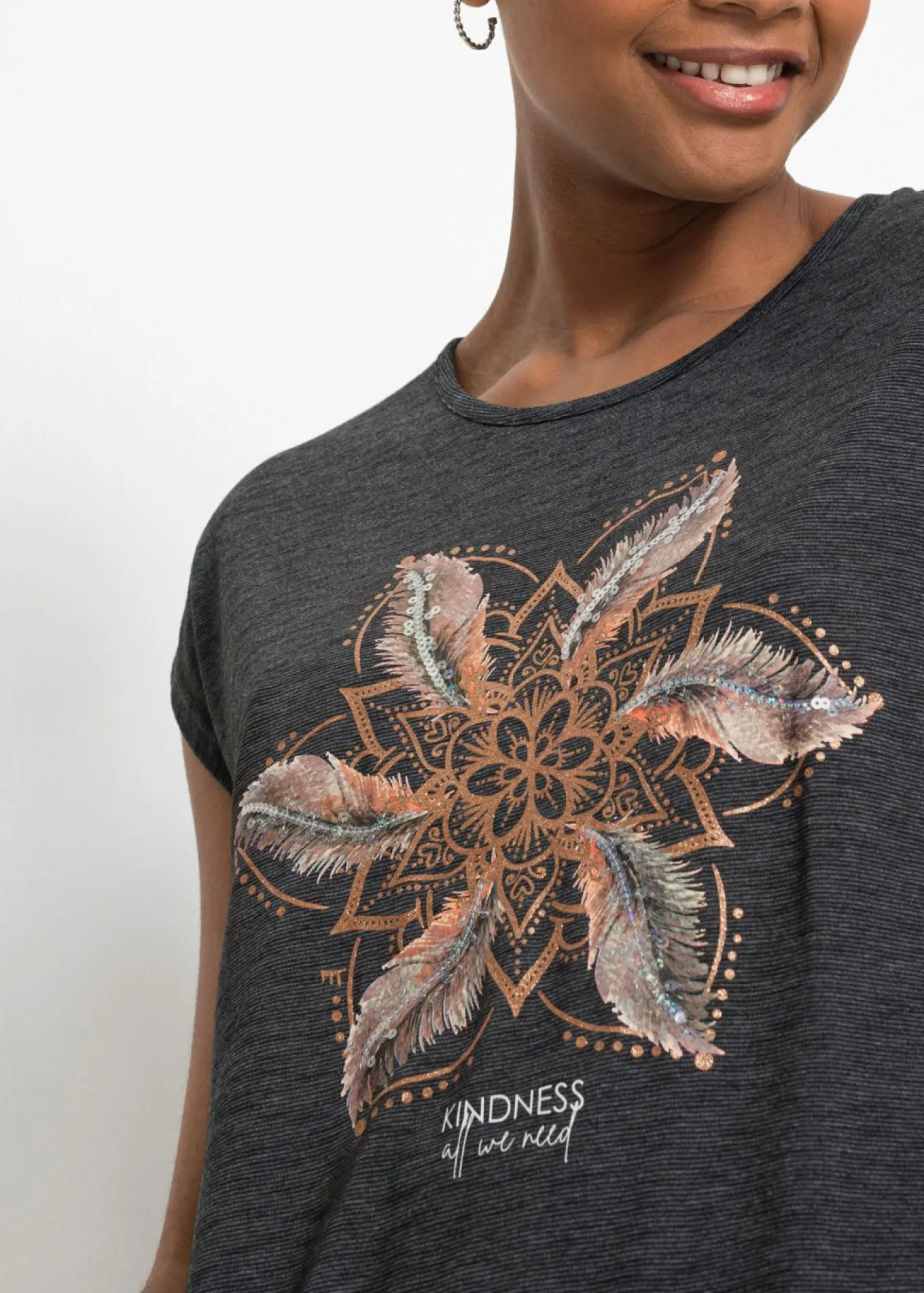 Camiseta de suave mezcla de viscosa