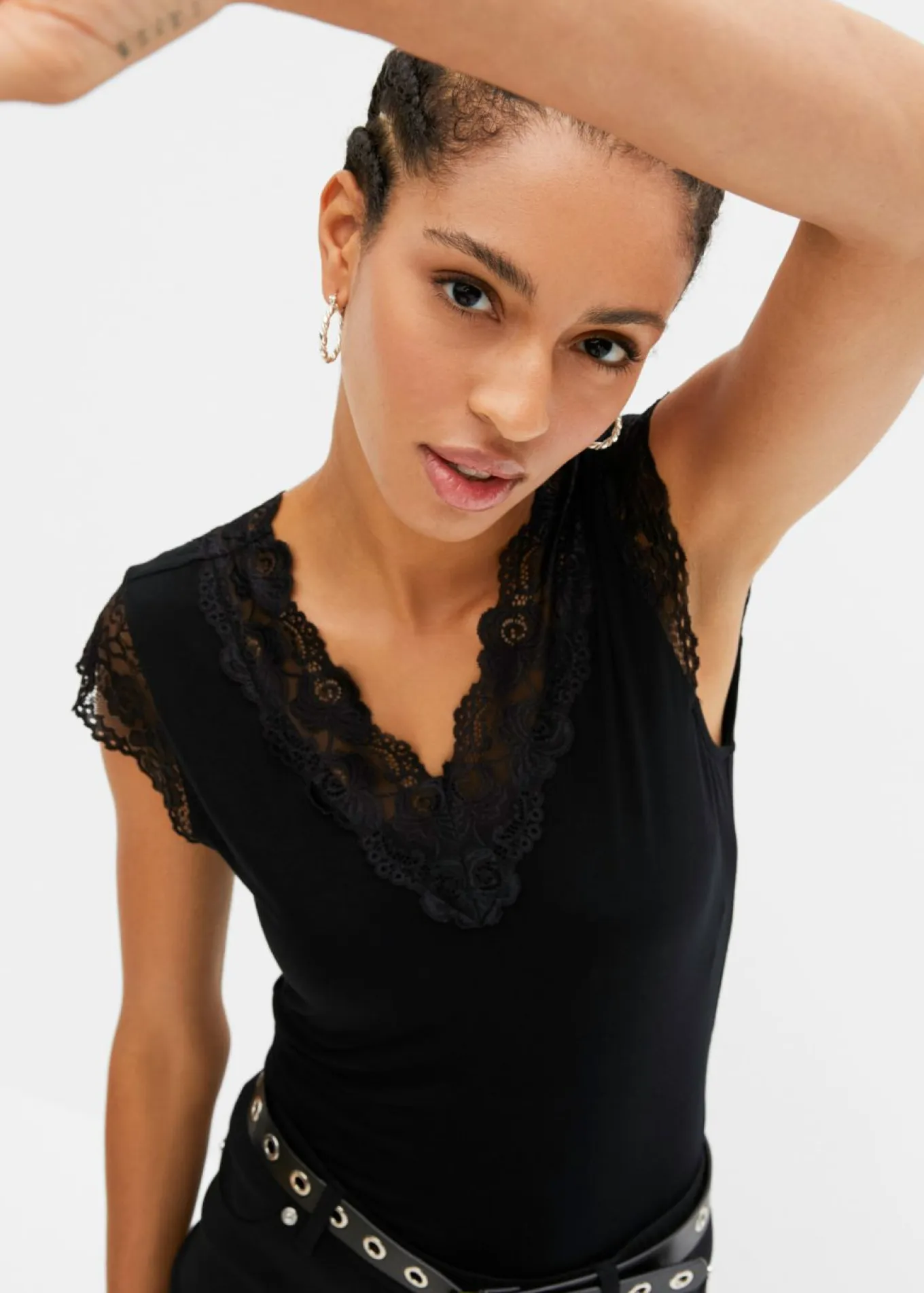 Camiseta de suave mezcla de viscosa