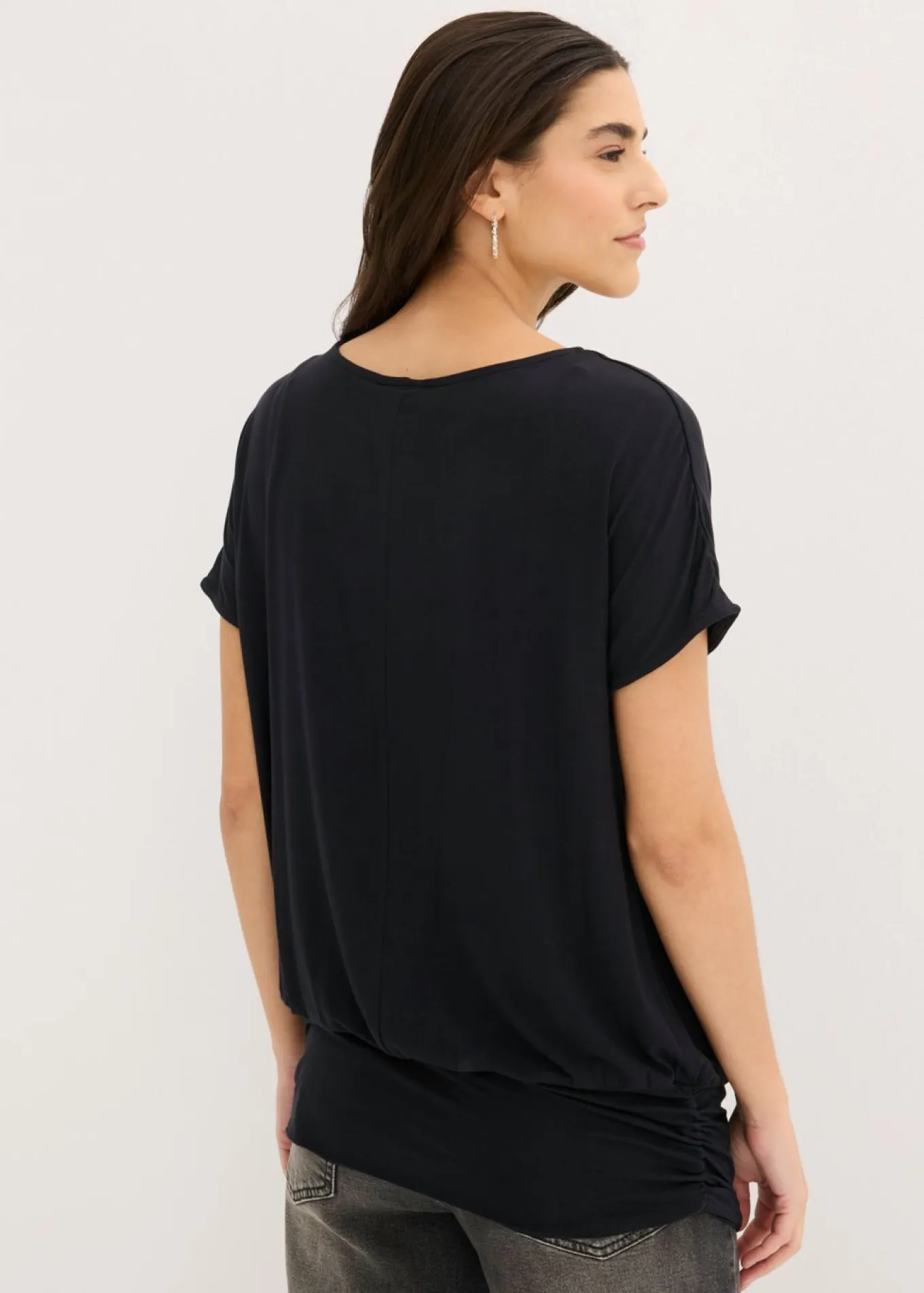 Camiseta de suave mezcla de viscosa