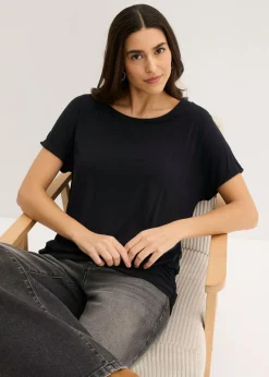 Camiseta de suave mezcla de viscosa