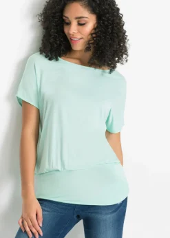 Camiseta de suave mezcla de viscosa