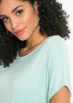 Camiseta de suave mezcla de viscosa