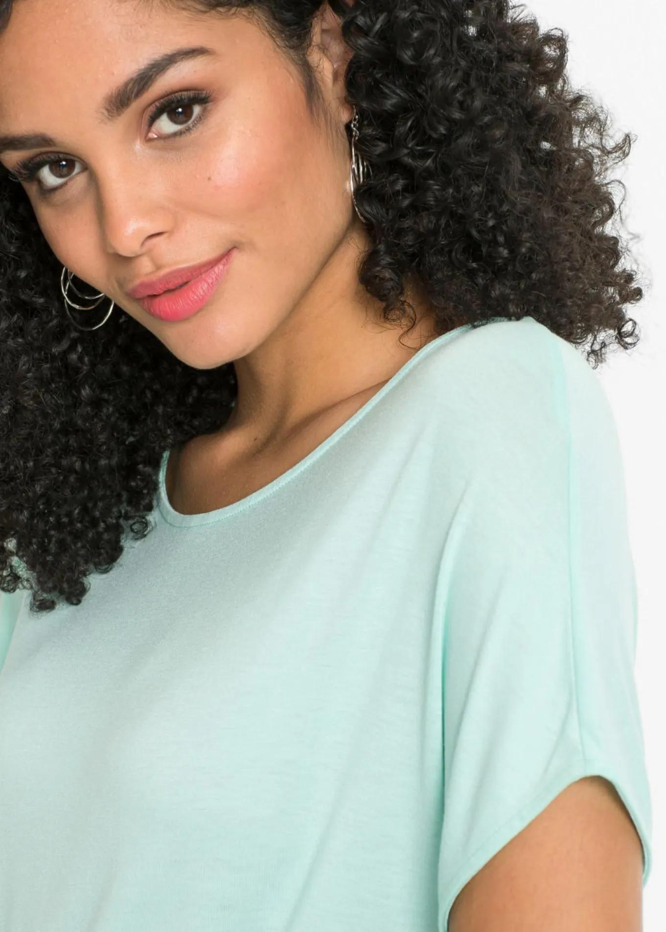 Camiseta de suave mezcla de viscosa
