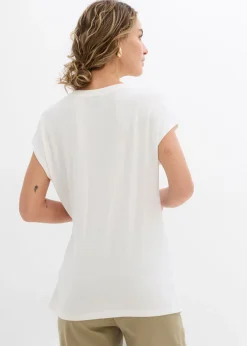 Camiseta de suave mezcla de viscosa