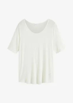 Camiseta de suave mezcla de viscosa