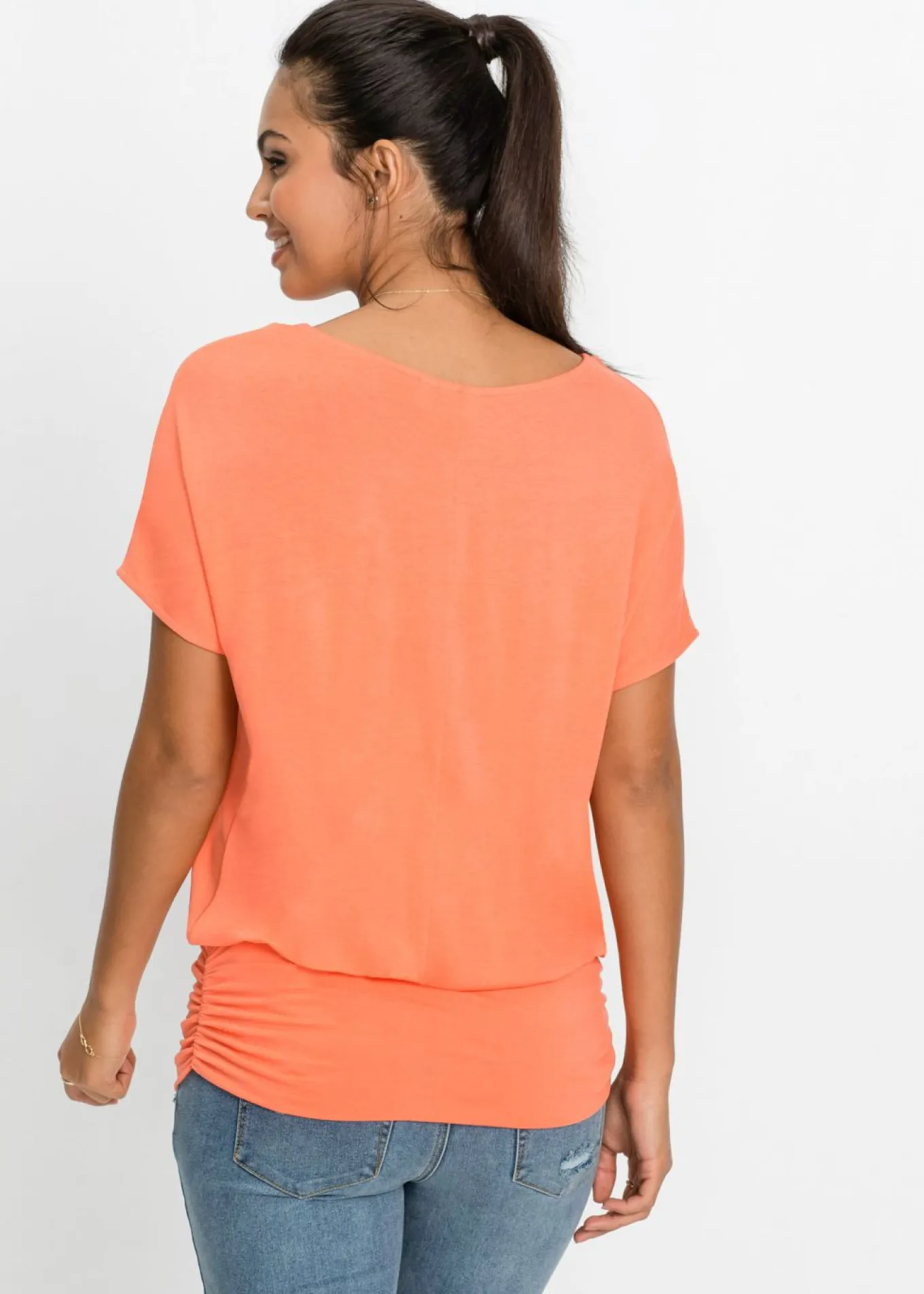 Camiseta de suave mezcla de viscosa