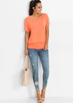 Camiseta de suave mezcla de viscosa