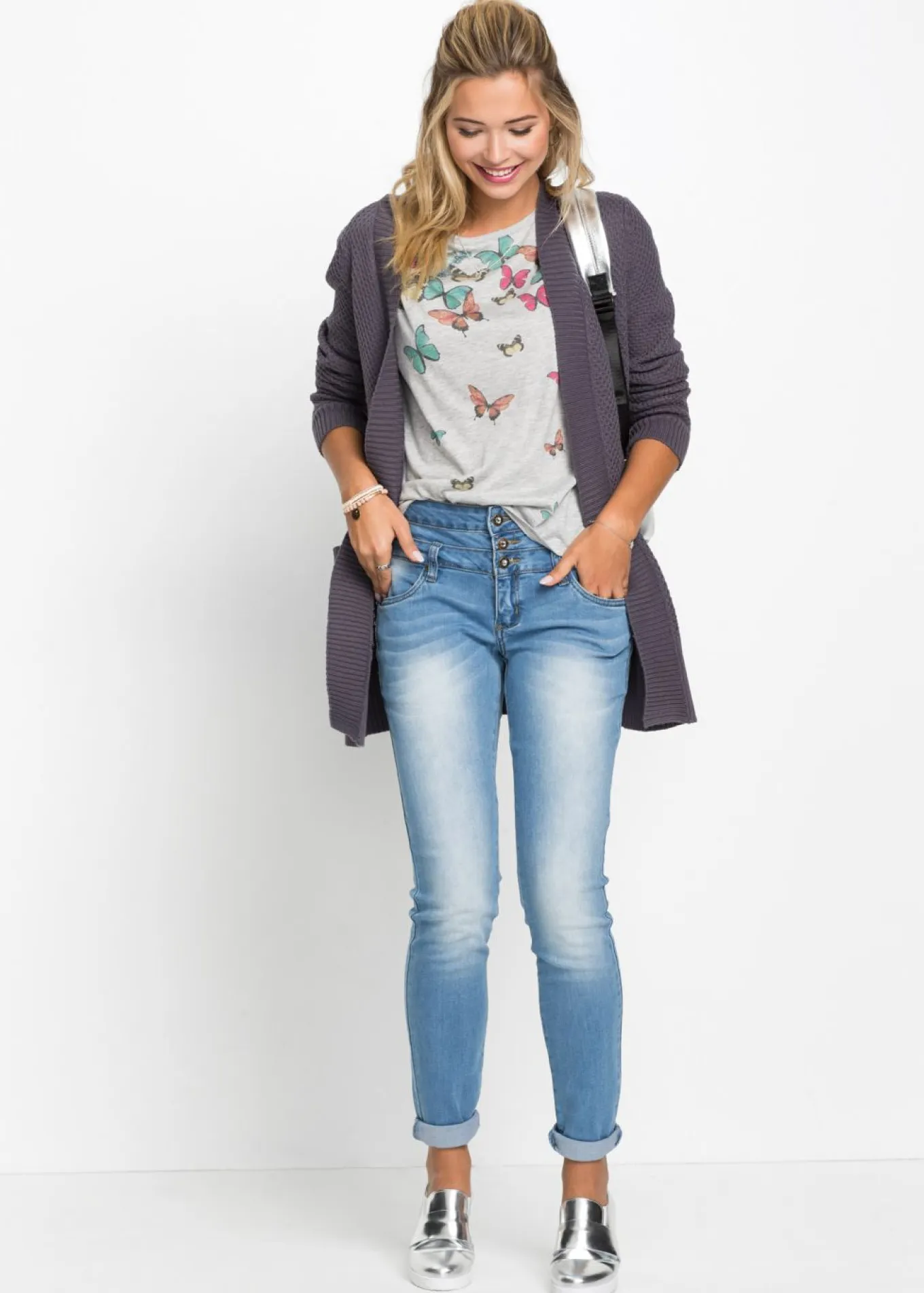 Camiseta de suave mezcla de viscosa