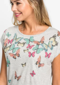 Camiseta de suave mezcla de viscosa