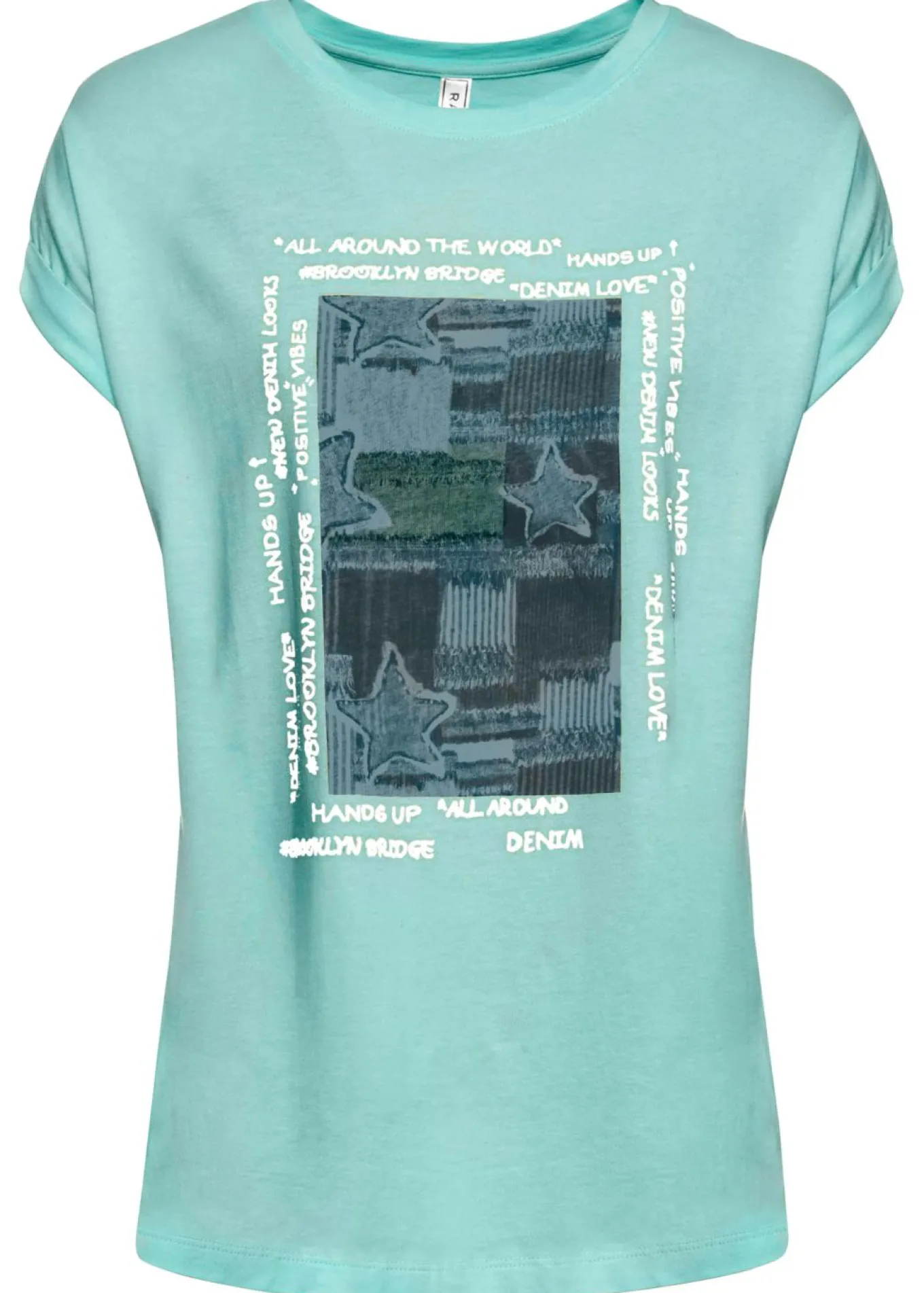 Camiseta de suave mezcla de viscosa
