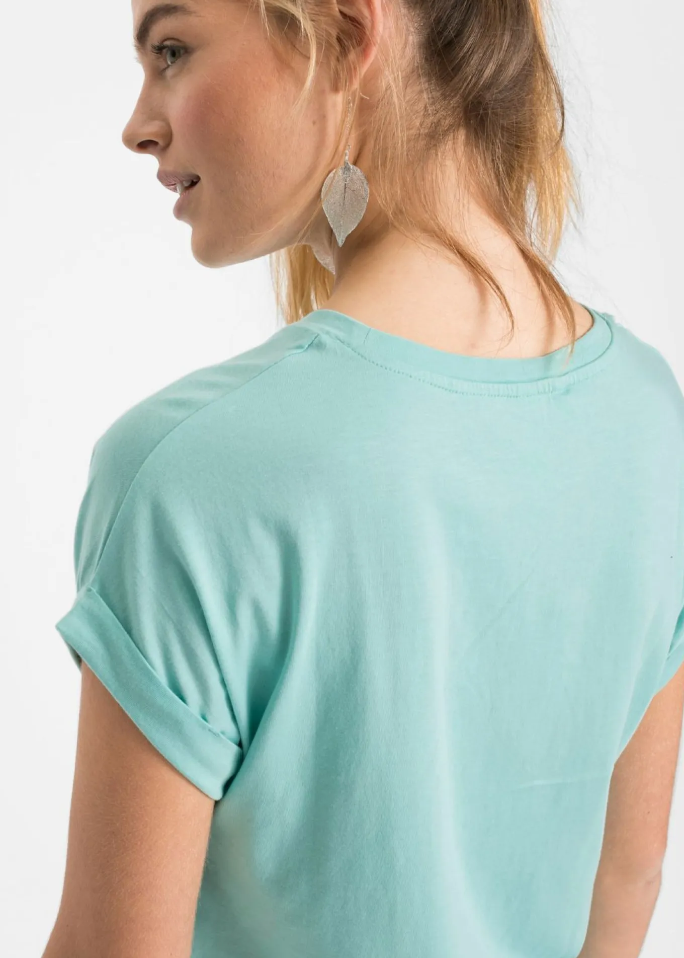 Camiseta de suave mezcla de viscosa