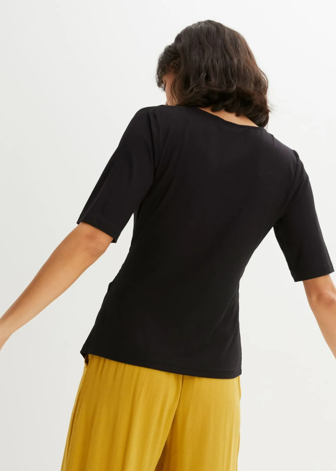 Camiseta de suave mezcla de viscosa
