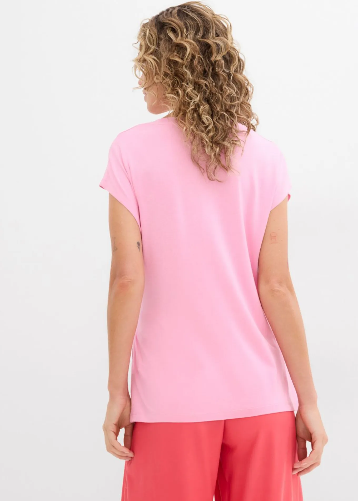 Camiseta de suave mezcla de viscosa