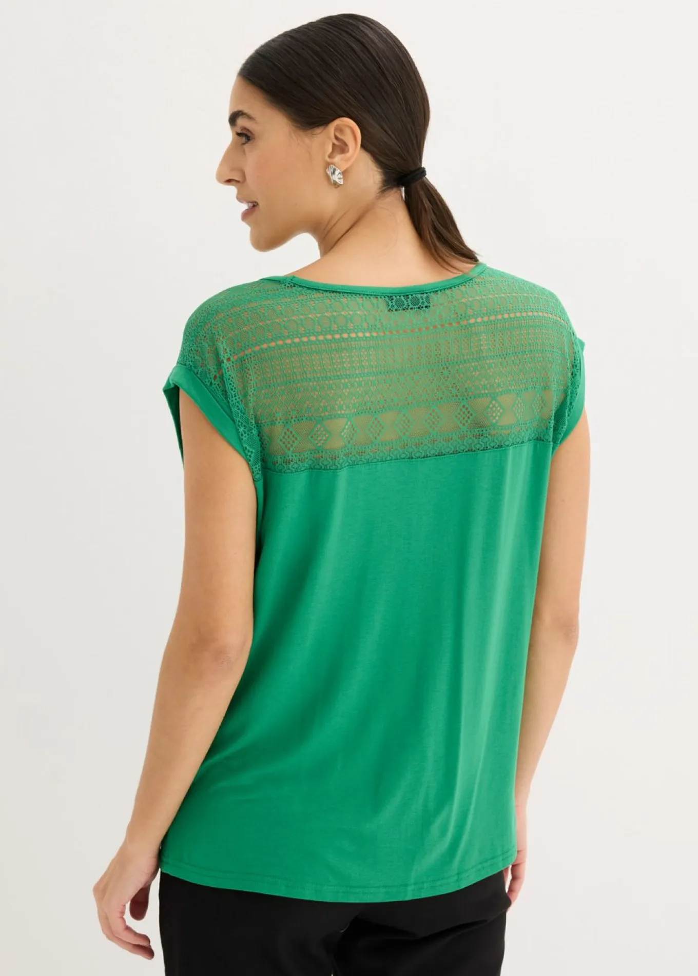 Camiseta de suave mezcla de viscosa