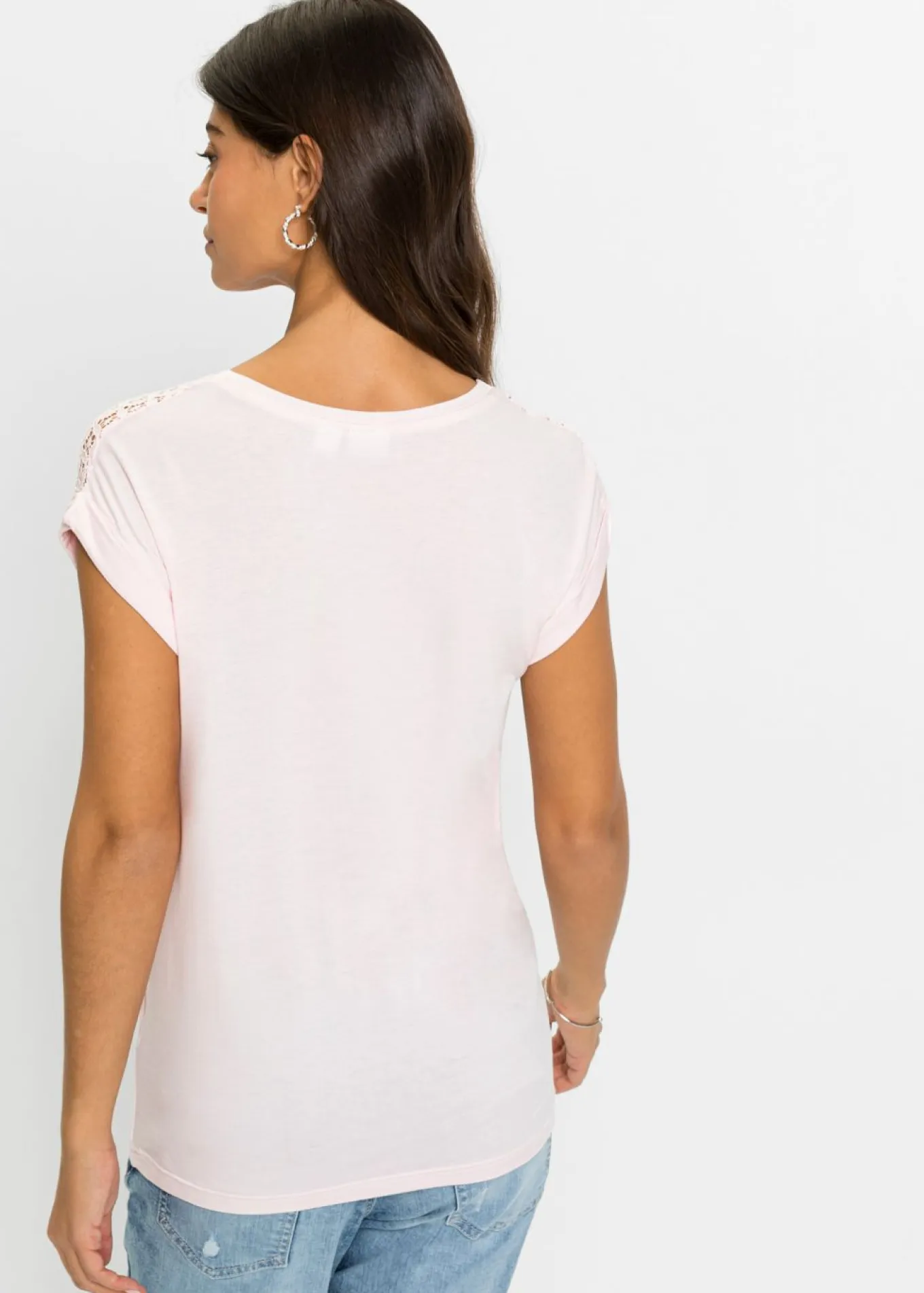 Camiseta de suave mezcla de viscosa