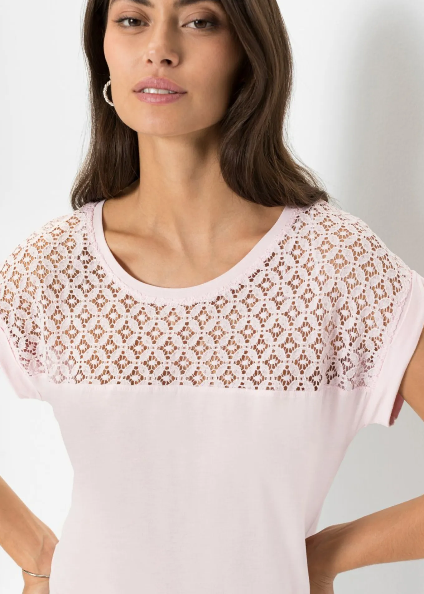 Camiseta de suave mezcla de viscosa