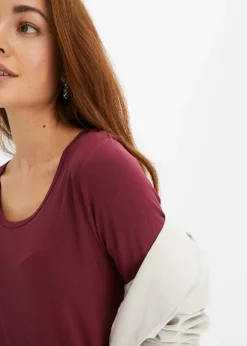 Camiseta de suave mezcla de viscosa
